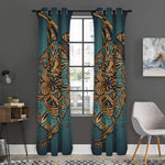 Tribal Sea Turtle Print Curtain
