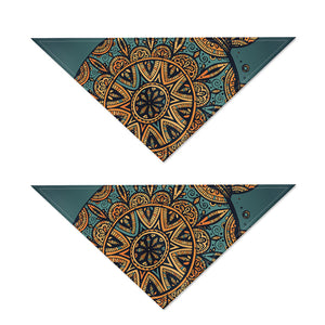 Tribal Sea Turtle Print Dog Bandana