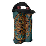 Tribal Sea Turtle Print Double Neoprene Wine Tote