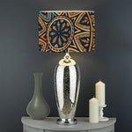 Tribal Sea Turtle Print Drum Lamp Shade