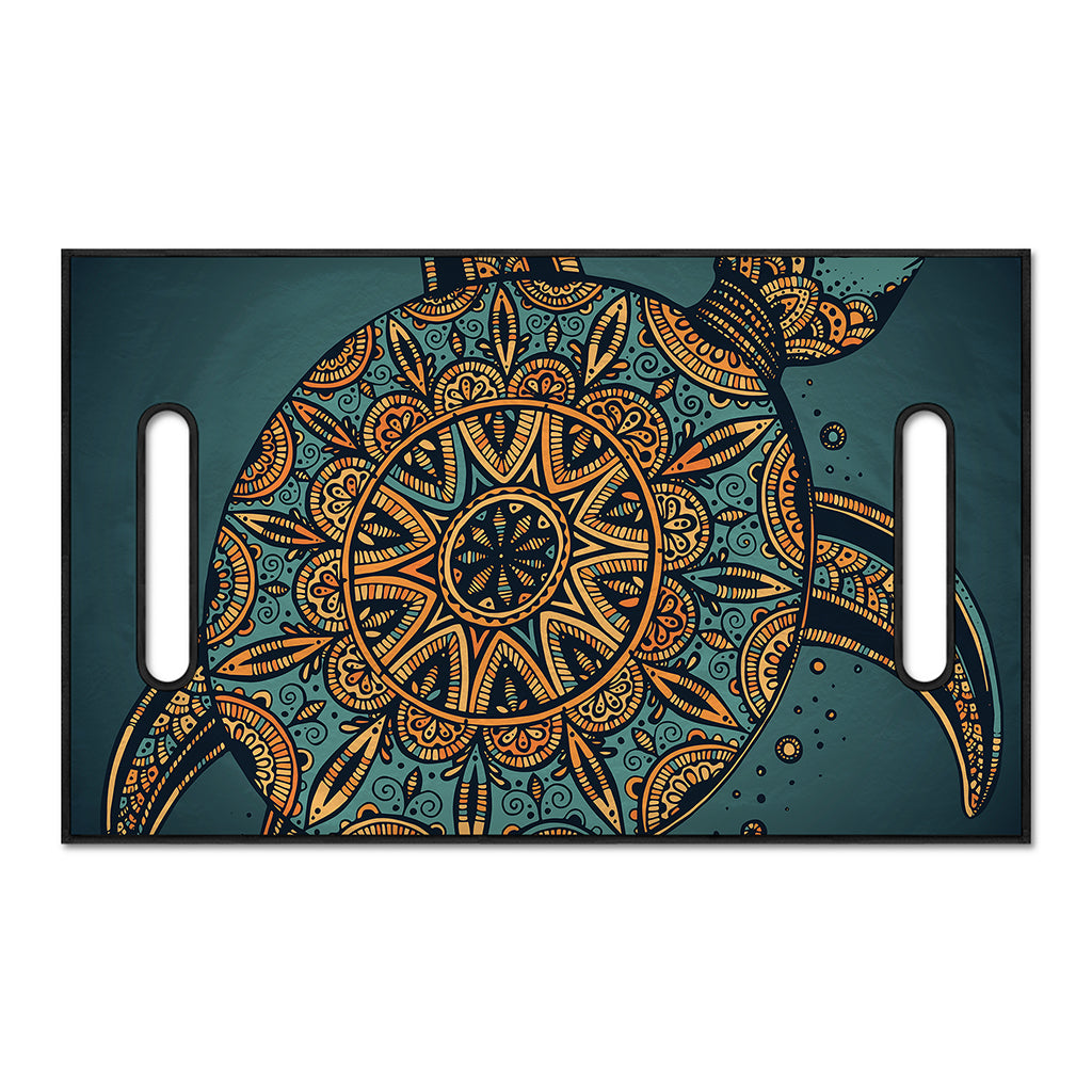 Tribal Sea Turtle Print Golf Cart Seat Cover