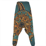 Tribal Sea Turtle Print Hammer Pants