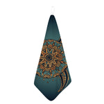 Tribal Sea Turtle Print Hand Towel