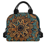 Tribal Sea Turtle Print Insulated Lunch Bag