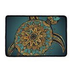 Tribal Sea Turtle Print Kitchen Mat