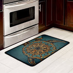 Tribal Sea Turtle Print Kitchen Mat