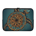 Tribal Sea Turtle Print Laptop Sleeve
