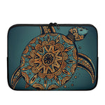 Tribal Sea Turtle Print Laptop Sleeve