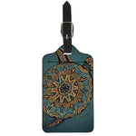 Tribal Sea Turtle Print Luggage Tag