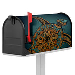 Tribal Sea Turtle Print Mailbox Cover