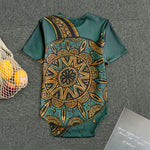 Tribal Sea Turtle Print Men's Bodysuit