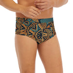 Tribal Sea Turtle Print Men's Briefs