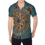 Tribal Sea Turtle Print Men's Shirt