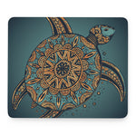 Tribal Sea Turtle Print Mouse Pad