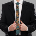 Tribal Sea Turtle Print Necktie