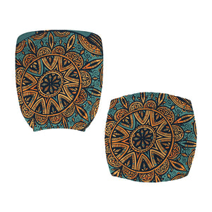 Tribal Sea Turtle Print Office Chair Cover