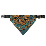 Tribal Sea Turtle Print Over The Collar Dog Bandana