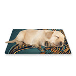 Tribal Sea Turtle Print Pet Cooling Mat Cover