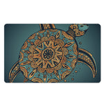 Tribal Sea Turtle Print Polyester Doormat