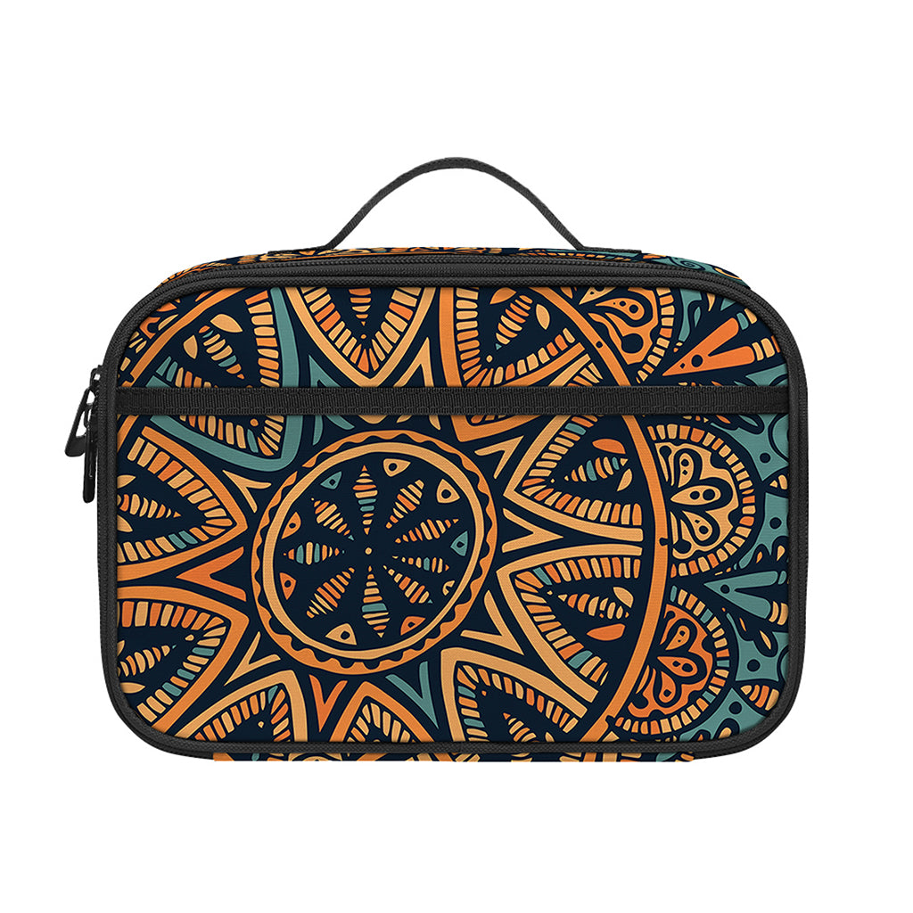 Tribal Sea Turtle Print Portable Lunch Bag