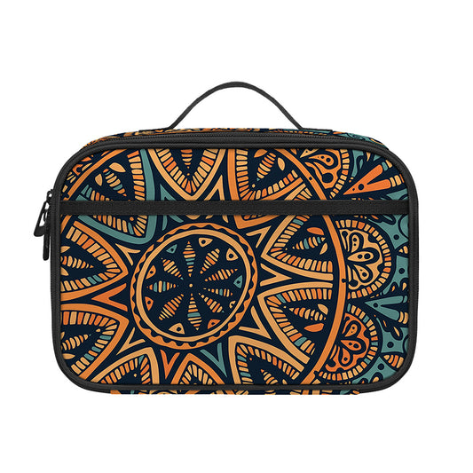 Tribal Sea Turtle Print Portable Lunch Bag