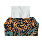 Tribal Sea Turtle Print Rectangle Tissue Box Cover
