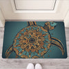 Tribal Sea Turtle Print Rubber Doormat