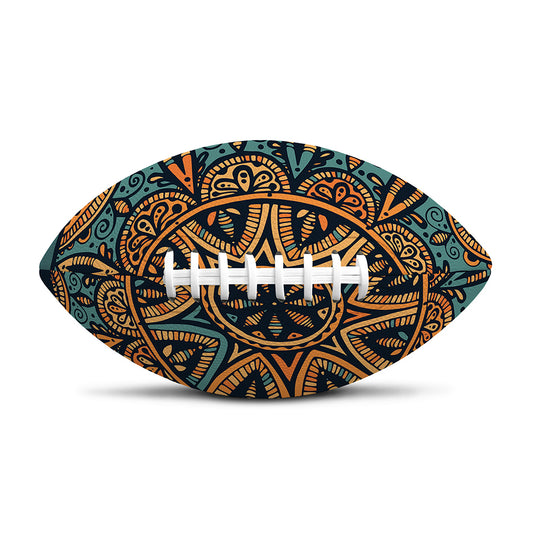 Tribal Sea Turtle Print Rugby Ball
