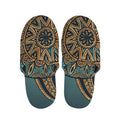 Tribal Sea Turtle Print Slippers