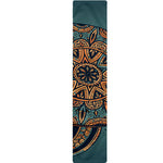 Tribal Sea Turtle Print Table Runner