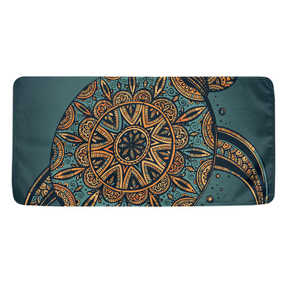 Tribal Sea Turtle Print Towel