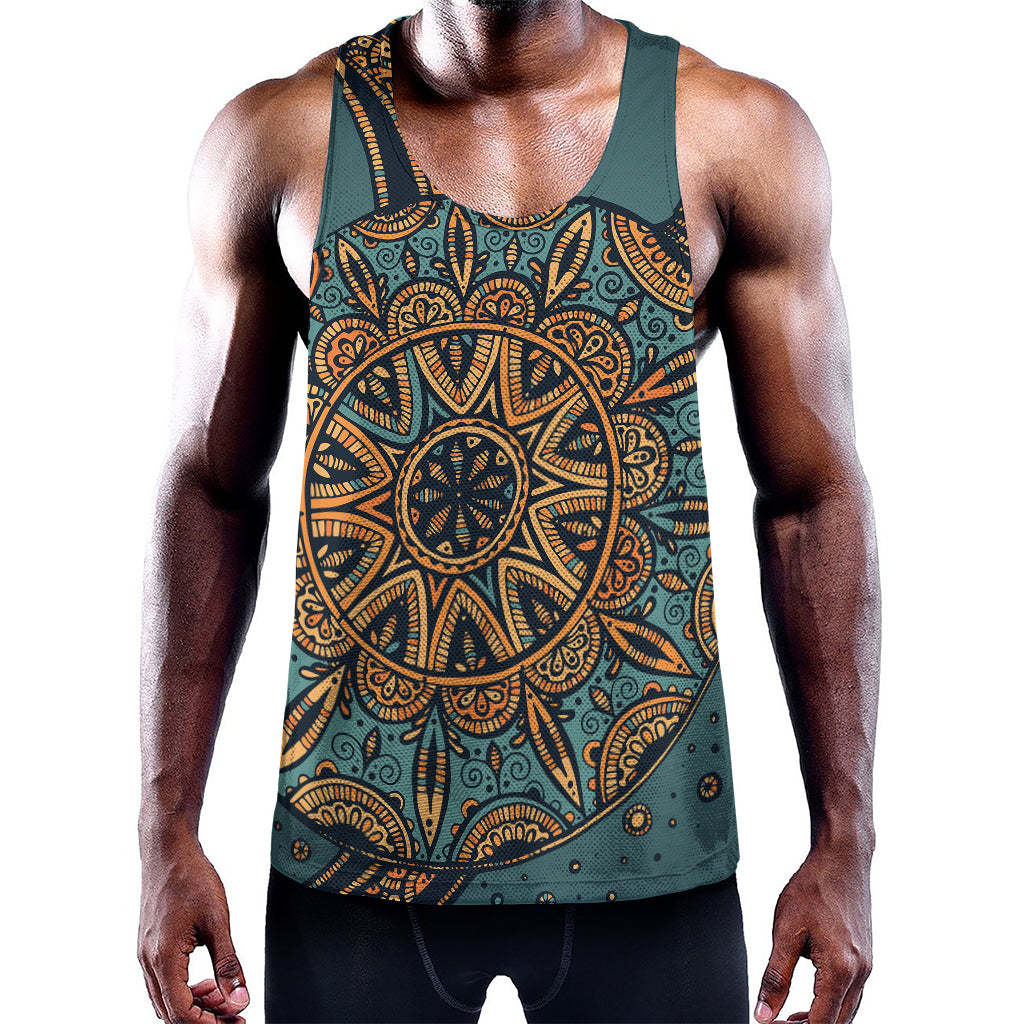 Tribal Sea Turtle Print Training Tank Top