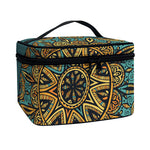 Tribal Sea Turtle Print Travel Makeup Bag