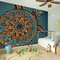 Tribal Sea Turtle Print Wall Sticker