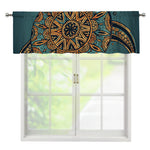 Tribal Sea Turtle Print Window Valance
