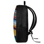 Tribal Serape Blanket Pattern Print 17 Inch Backpack