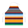 Tribal Serape Blanket Pattern Print Adjustable Apron