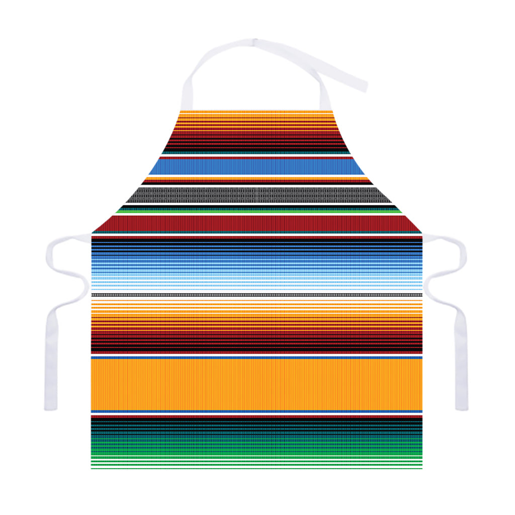 Tribal Serape Blanket Pattern Print Adjustable Apron