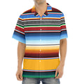 Tribal Serape Blanket Pattern Print Aloha Shirt