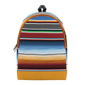 Tribal Serape Blanket Pattern Print School Backpack