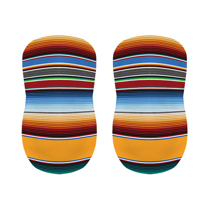 Tribal Serape Blanket Pattern Print Bar Stool Covers