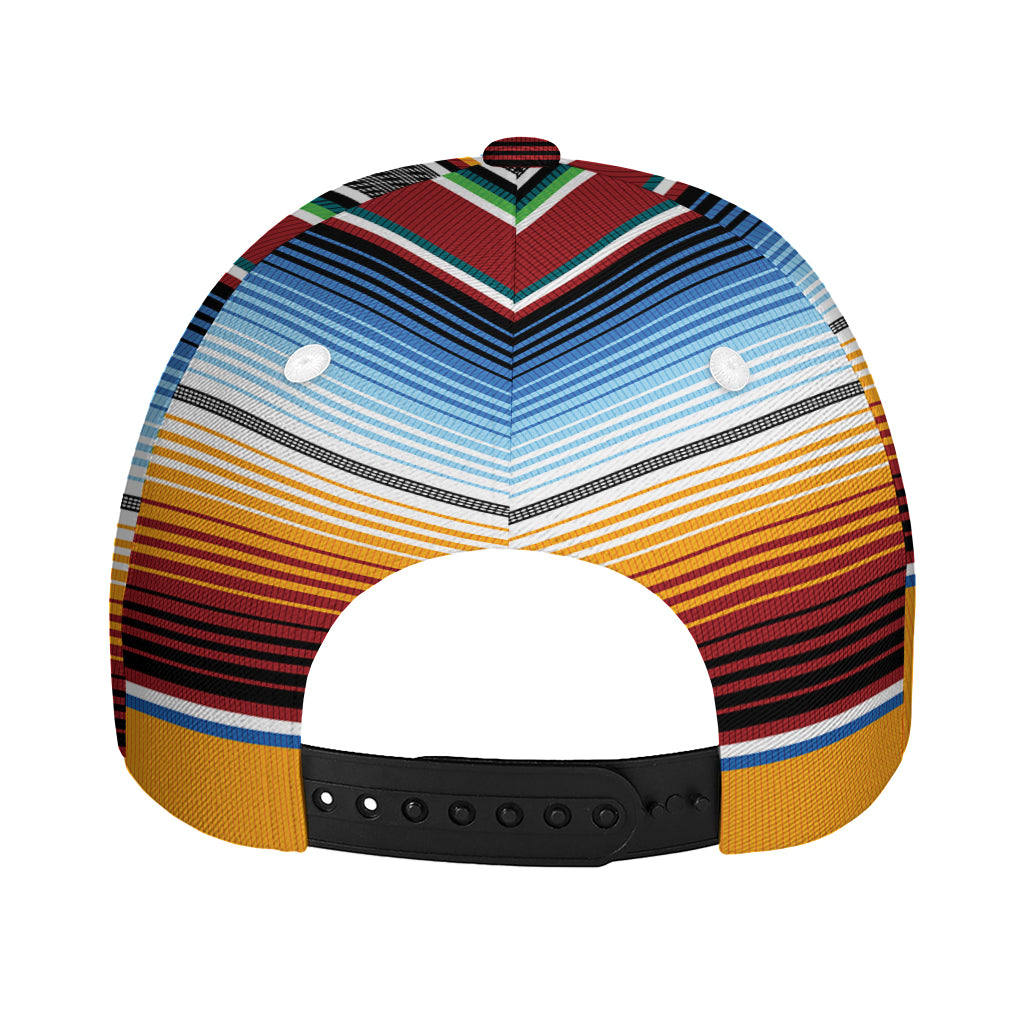 Tribal Serape Blanket Pattern Print Baseball Cap