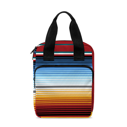 Tribal Serape Blanket Pattern Print Bible Tote Bag