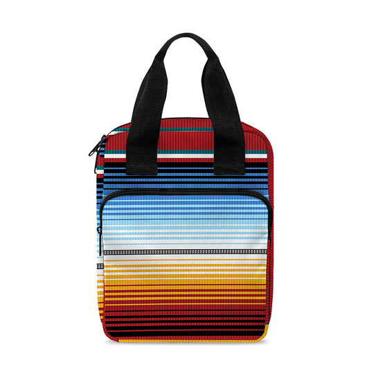 Tribal Serape Blanket Pattern Print Bible Tote Bag