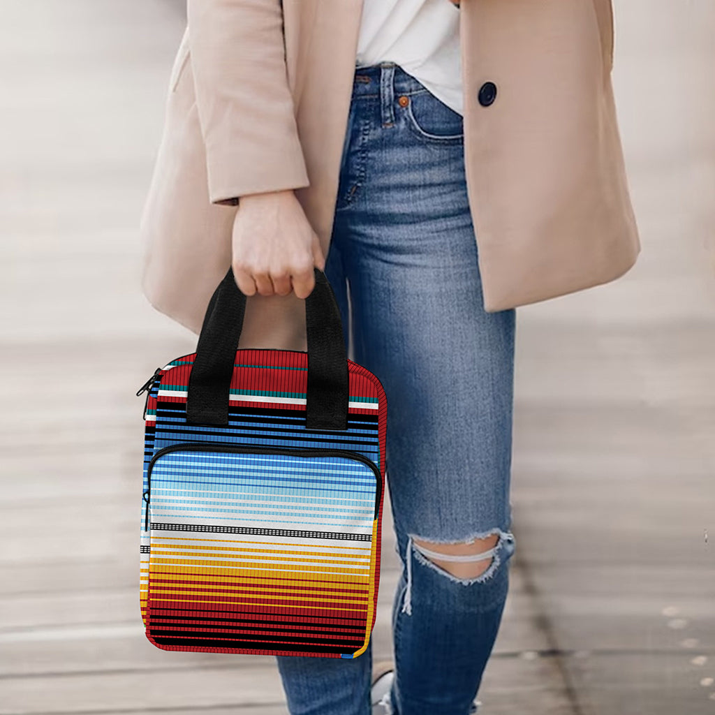 Tribal Serape Blanket Pattern Print Bible Tote Bag