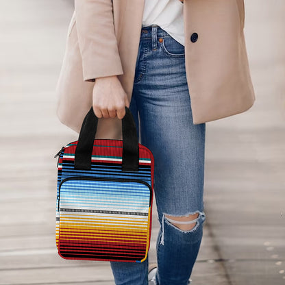 Tribal Serape Blanket Pattern Print Bible Tote Bag
