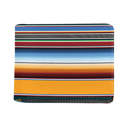 Tribal Serape Blanket Pattern Print Bifold Wallet
