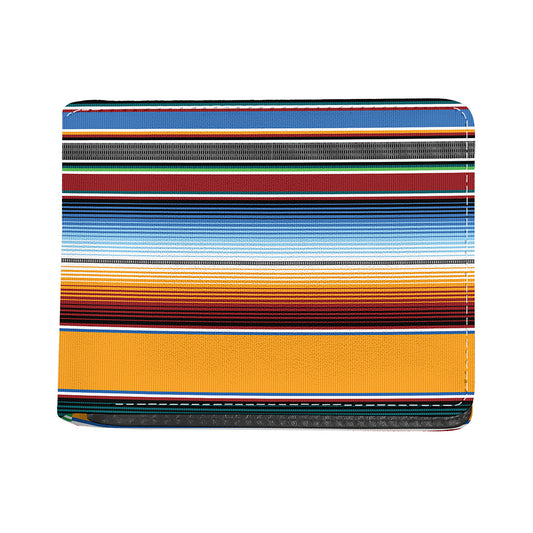 Tribal Serape Blanket Pattern Print Bifold Wallet