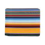 Tribal Serape Blanket Pattern Print Bifold Wallet