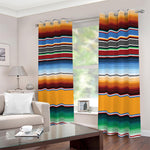 Tribal Serape Blanket Pattern Print Blackout Grommet Curtains